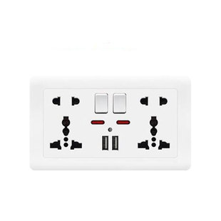 SAA澳规插座118型带开关澳式澳标墙壁插座面板 澳州澳大利亚插座