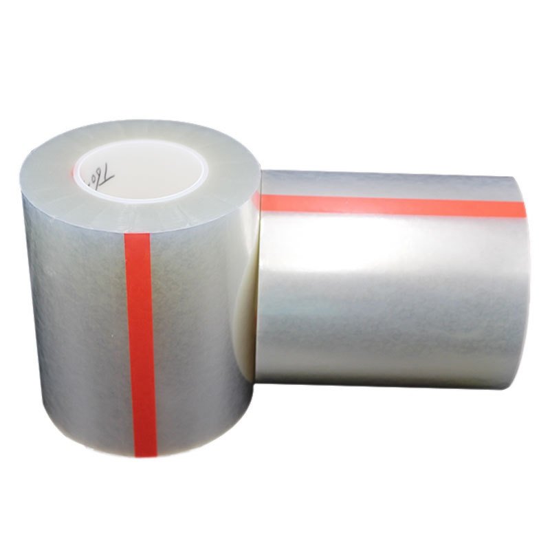 PET耐高温保护膜 模切冲型亚克力单层硅胶透明高清pet保护膜