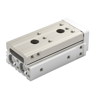 MXQ气动滑台气缸带导轨直线可调6/8/12/16/20/25*10*30*40*50*75