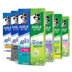 好来黑人牙膏含氟清新口腔去牙渍