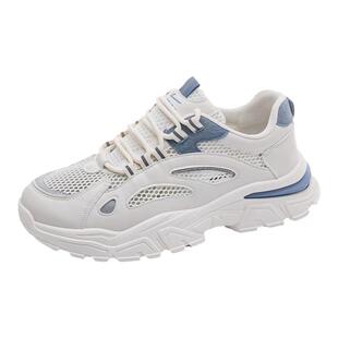 回力男鞋厚底老爹鞋男2025新款男士夏季透气网面镂空休闲运动鞋子