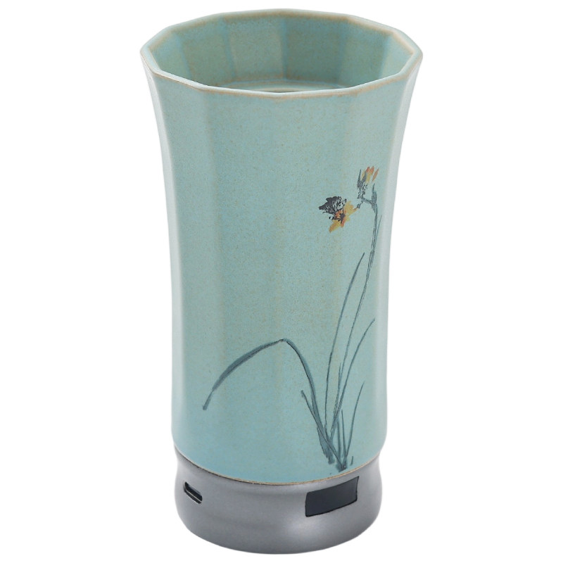 空谷幽兰品香器景德镇陶瓷电香炉