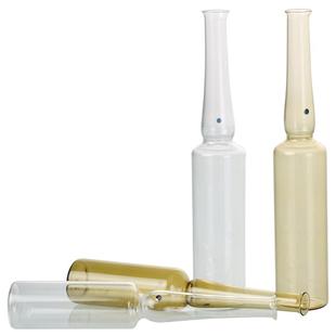 1/2/5/10/20ml透明玻璃安瓿瓶 曲颈易折安培瓶 棕色异形针剂瓶空安瓿瓶保藏菌种微生物