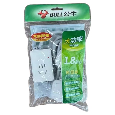 公牛GN-103D家用插板10A转16A带线插排4000W空调热水器汽车充电