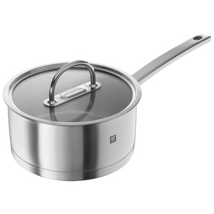 德国双立人Prime系列不锈钢18cm奶锅平底24银光深烧炖汤锅防烫手