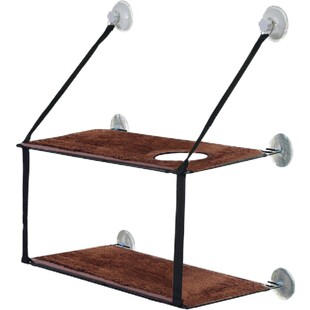 美国KH猫吊床猫咪吸盘式单双层猫窝垫子晒太阳猫窗台式吊篮可拆洗