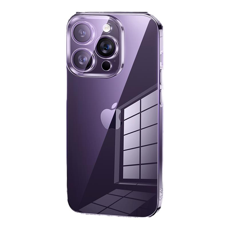 倍思适用苹果16pro手机壳自带镜头膜iiPhone16新款pm透明15promax保护套13Phone超薄14简约防摔por降温ip全包