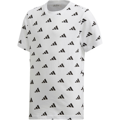 阿迪达斯大童休闲透气运动T恤