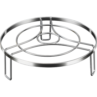 三四钢® 蒸架316L不锈钢家用厨房蒸格蒸菜架子高脚隔水蒸屉