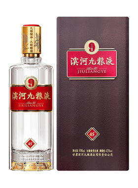 滨河九粮液45度白酒整箱商务宴请