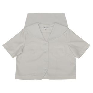 【白无本】短袖水手服基础款JK制服夏服上衣札幌关东关西名古屋襟