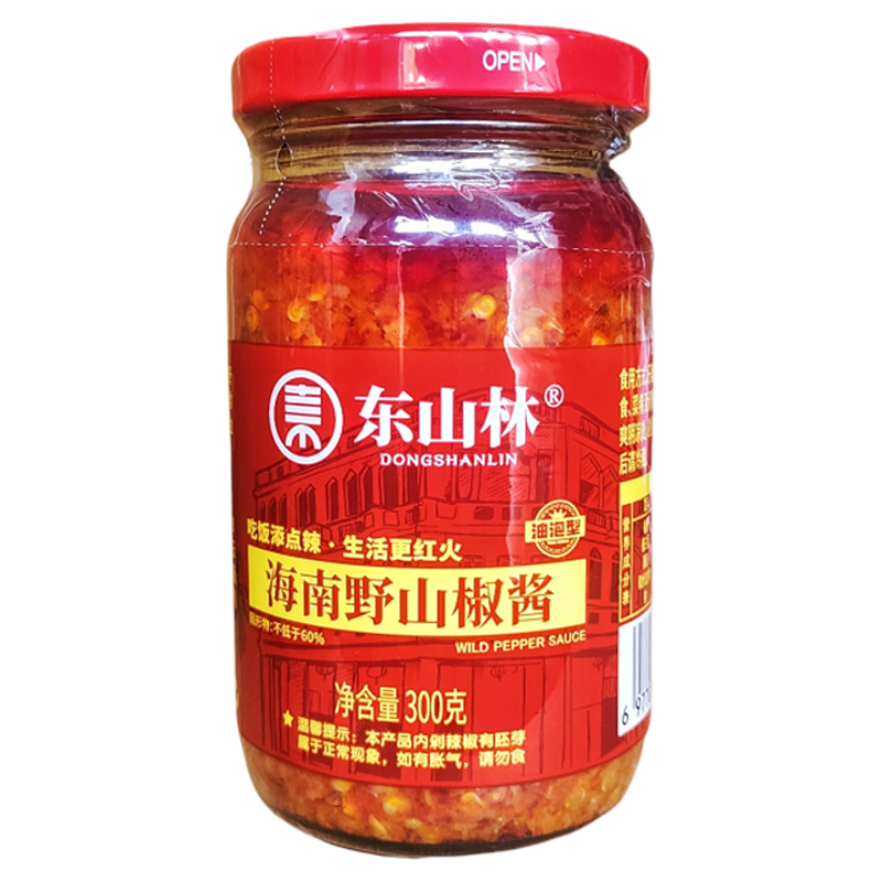 东山林海南野山椒玉善厨红辣酱