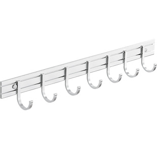 厨房挂钩架免打孔置物架挂钩粘钩墙上壁挂厨具收纳挂架钩子一排钩