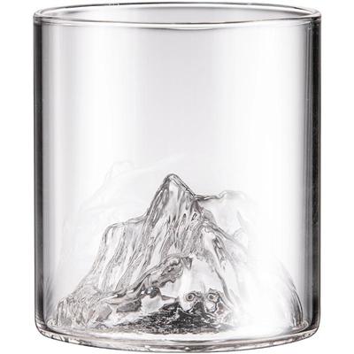 日式冰雪山威士忌玻璃洋酒杯