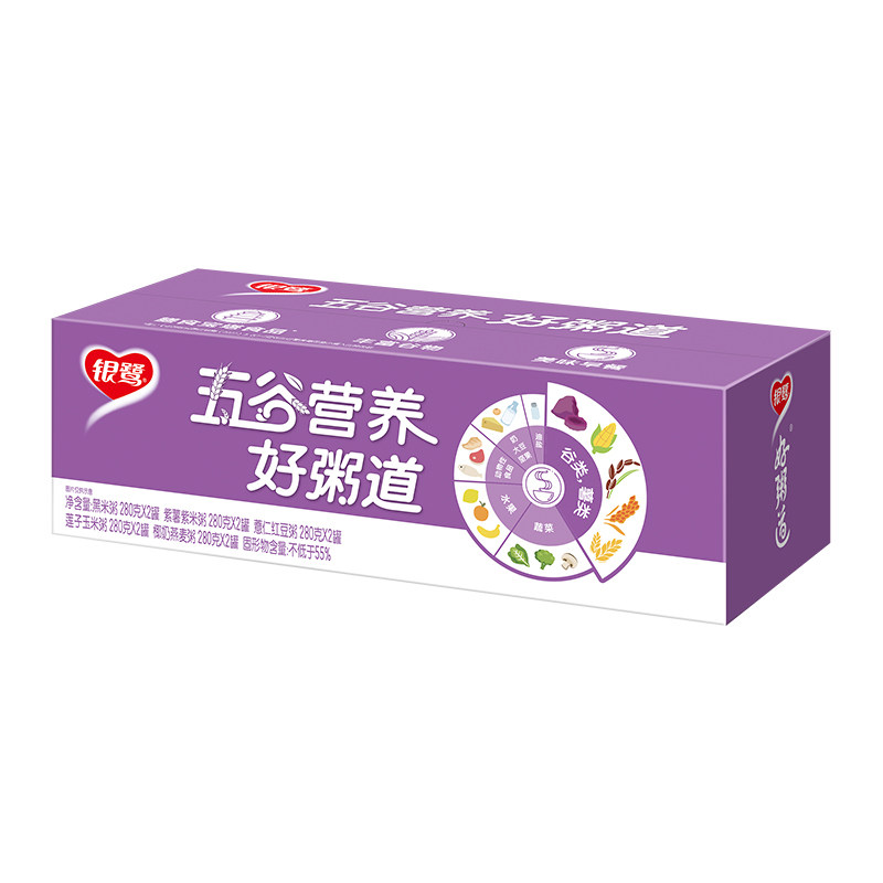 银鹭好粥道即食八宝粥速食礼盒健康早餐红