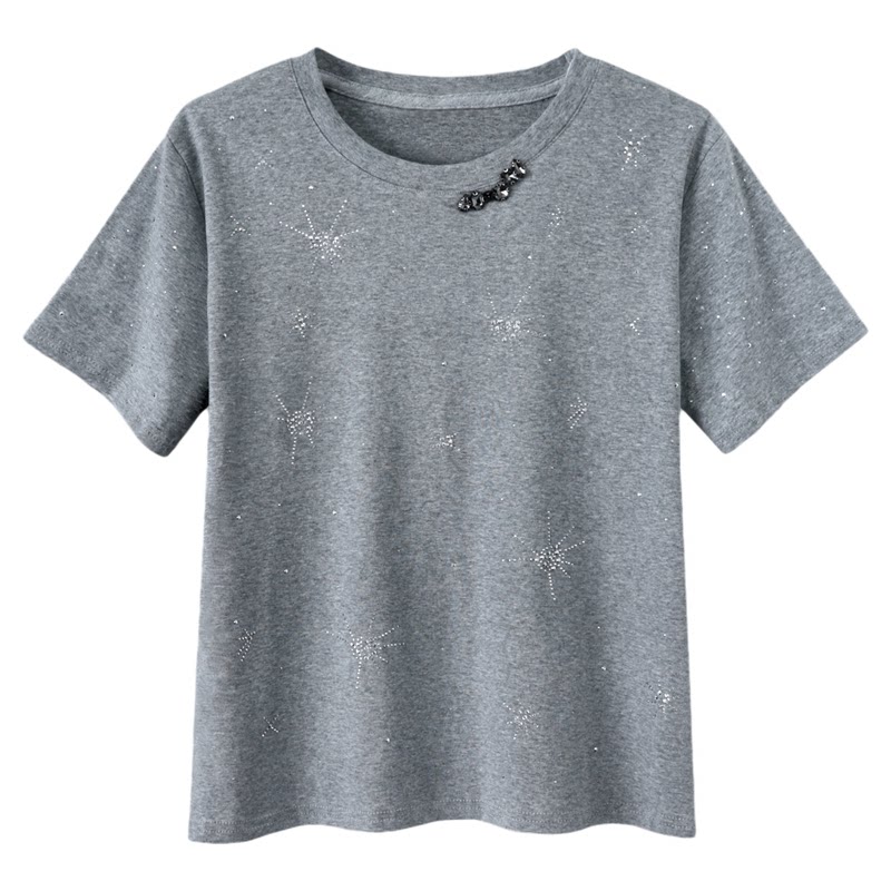 韩版高级感显瘦短袖T恤女
