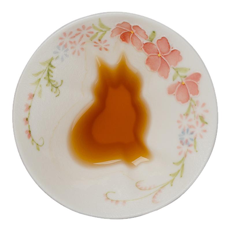 宏逐手绘鸢尾花藏猫杯