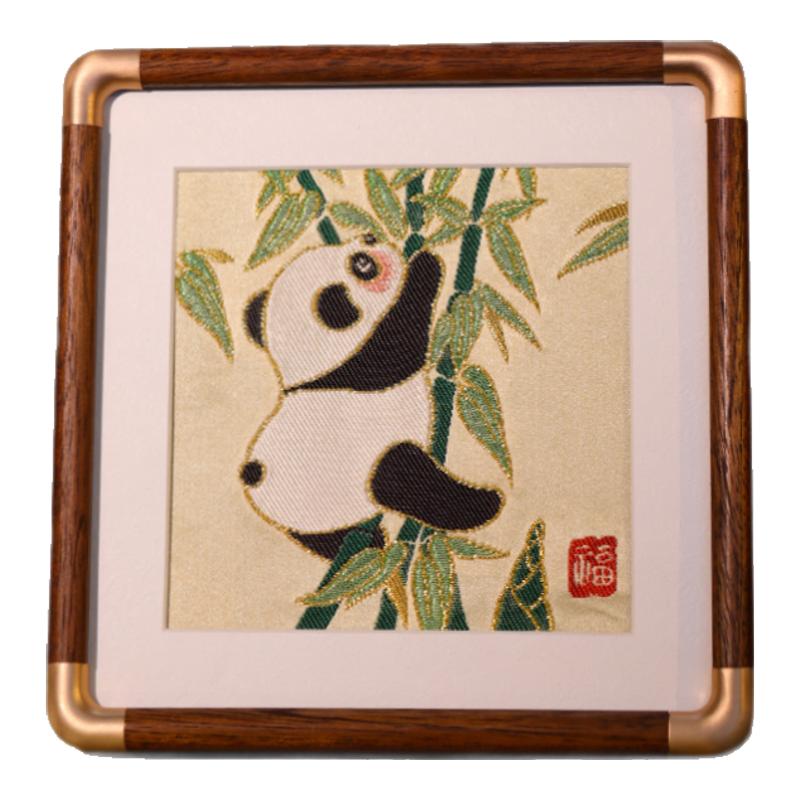 南京云锦研究所中式桌面摆件