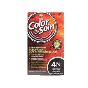 三橡树染发剂官方旗舰店黑茶色乌木黑染发膏女植物天然不刺激正品