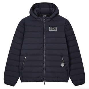 Armani/阿玛尼EA7男士时尚加厚保暖连帽外套羽绒服 6DPB16 PNHAZ