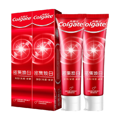 高露洁密集焕白祛黄牙膏120g*2支