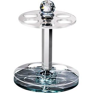 高级感白酒杯架子置物轻奢高档烈酒杯倒挂收纳水晶展示架摆件托盘