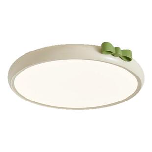 护眼吸顶灯法式奶油风卧室灯具现代简约主次卧2026新儿童房吸顶灯