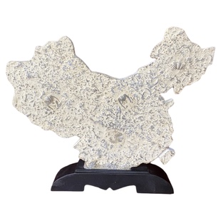 燕子石奇石古生物观赏工艺品礼品科普网红摆件化石地图三叶虫包邮