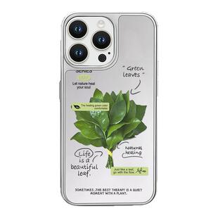哩卜哩卜清新去晦气柚子叶适用iPhone17promax手机壳苹果12磁吸16plus镜面15简约14pro镜子13promax电镀银16