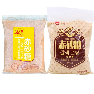 韩式优东黄糖赤砂糖烘焙原料