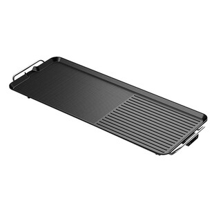 原始人电烧烤炉家用室内韩式电烤盘烤肉盘多功能铁板烧烤肉机烧烤