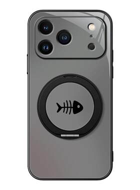 适用苹果17promax手机壳iphone16/苹果15支点14新款13磁吸支架xs旋转11/12女男款16plus卡通8plus线条猫咪
