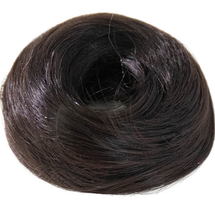 高级感假发包自然花苞头发饰丸子头假发发圈女短发过渡期盘发神器