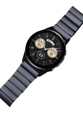 适用华为watch buds2手表带watch5智能watchgt5pro腕表带GT4保时捷gt3全钛金属GT6pro男士4Pro运动非钛合金