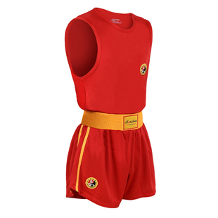 散打服装训练服拳击服装女散打衣服散打裤男搏击泰拳短裤格斗服装