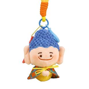 密密主文创爆款你好佛友木塔限定毛绒玩偶创意包挂车挂礼物挂饰