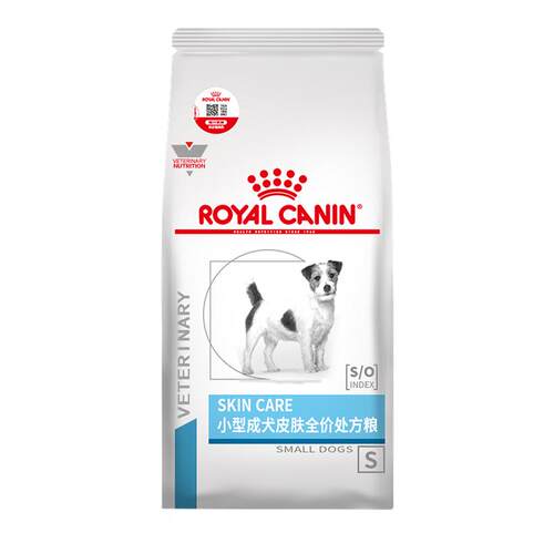 【官方正品】皇家小型成犬皮肤全价处方粮SKS25护肤2KG单小包