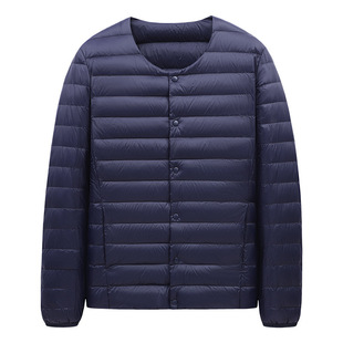 日单折扣内搭短款轻薄羽绒服内胆男冬季保暖90白鸭绒外套父亲大码