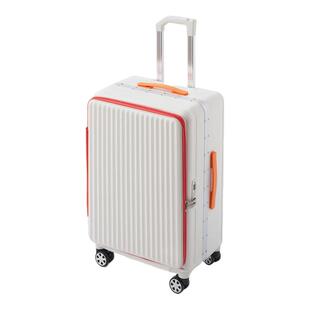 袋鼠侧开行李箱2025年新款翻盖式扩容20寸可登机拉杆旅行密码皮箱