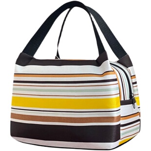 大号加厚防水学生铝箔牛津布上班族午餐大容量包便当袋饭盒保温包