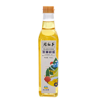腰站子新疆亚麻籽油一级冷榨