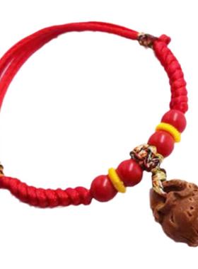 男女宝宝防惊吓桃木桃核桃胡篮