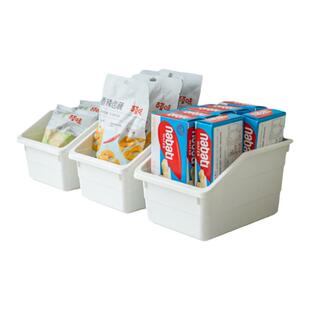 厨房柜子置物收纳盒材料整理箱家用桌面杂物零食收纳筐分类储物盒