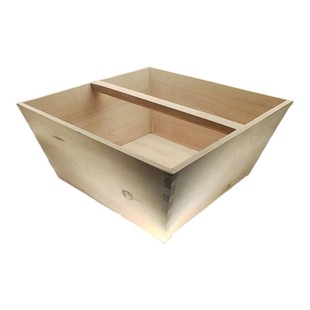 实木榫卯结婚老旧装米斗柏木老式升子量米斗木制品摆件招财斗超市