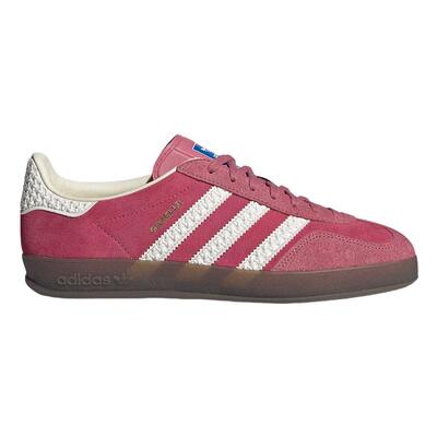 adidas阿迪达斯三叶草T头鞋女鞋草莓熊粉GAZELLE板鞋德训鞋IF1809
