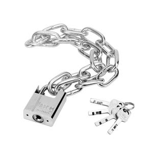 铁链密码锁链条加长链锁挂锁链条锁车加粗商铺自行车锁电动车锁