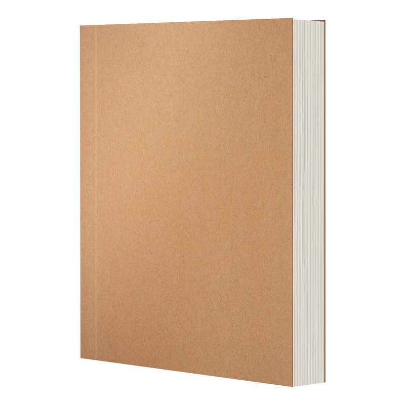 a4笔记本牛皮本子加厚2025新款热卖记事本空白本初中高中生专用必备学习用品简约复古办公用白纸草稿作业本D1