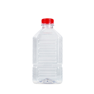 透明塑料瓶子1000ML1升分装空矿泉水饮料酒一次性食品级带盖2斤装