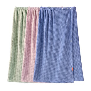 三利10a抗菌浴巾女可穿可裹大人浴裙浴袍吸水速干裹巾毛巾三件套