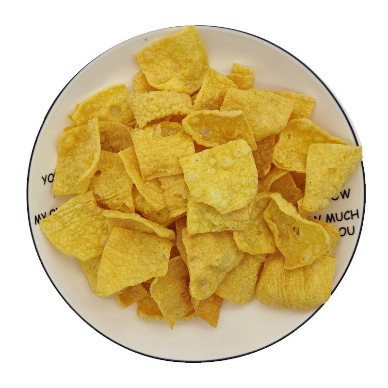 螺蛳粉炸腐竹1斤装油炸付竹即食广西特产配菜香脆薄片3*3配料商用